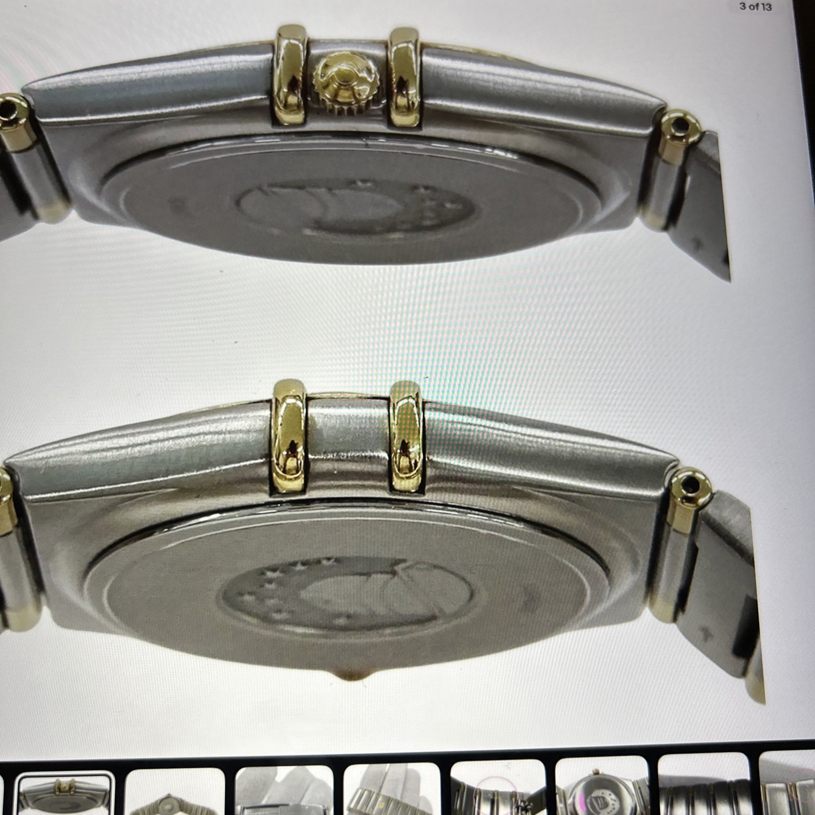 OMEGA Constellation Watch  gold and case steel and 18 carat gold bracelet image 2