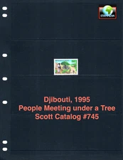 2/3 off $65.00 Scott Value - 1995 DJIBOUTI Tribal Community Leader CV MNH NH UMM