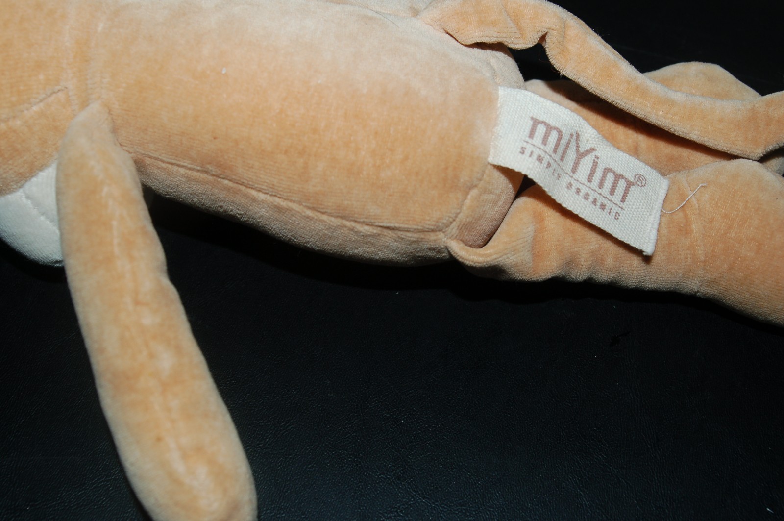 MiYim Simply Organic Monkey Tan Stuffed Plush Tan 11" Toy Monkey 2008 HS902