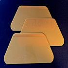  Teigschaber , Teigabstecher ,Teigkratzer -3 Stück - 20,5 x 12,5cm -Farbe Orange