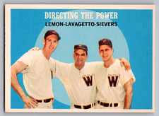 1959 TOPPS #74 JIM LEMON/COOKIE LAVAGETTO/ROY SIEVERS SENATORS