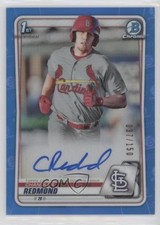 2020 Bowman Chrome Prospect Blue Refractor 37/150 Chandler Redmond Auto 0rf9