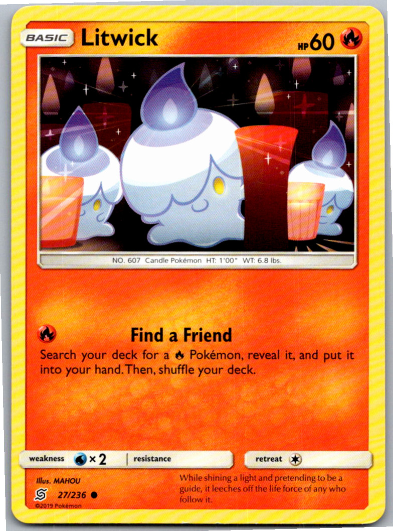 Litwick (27) Common SM - Unified Minds 27/236 NM