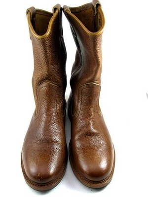 Allen Edmonds ''DALLAS'' Roper Suede Boots 10.5 D Cheyenne Brown Leather(765N)
