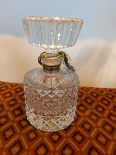 Vintage Art Deco Kristallglas Flakon " Eau De Cologne"