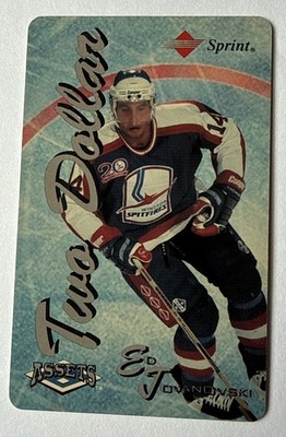 $2. Assets Series #1 (1994) Ed Jovanovski (12/01/95) Phone Card