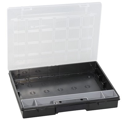 Allit 457204 EuroPlus Flex 37-3 Sortimentskasten Koffer Ordnungsbox schwarz