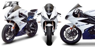 Blase Double Curvure Zero Gravity Triumph Daytona 675/R / ohne schwarzes Vinyl