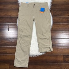 Columbia Women's Size 16 Long 16L Tan Saturday Trail Convertible Stretch Pants