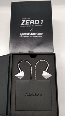 Astell&Kern AK ZERO1 Hybrid IEM Earphones Planar BA Dynamic MMCX Hi-Res Used JP