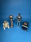 Vtg Star Wars 1977 - 1980 Jawa DROIDS Lot R2D2 FX7 DEATH STAR & GONK POWER DROID