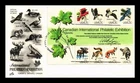 DR JIM STAMPS US COVER CAPEX 78 WILDLIFE SOUVENIR SHEET FIRST DAY ISSUE ARTCRAFT