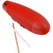 Guiro Bounce PY2RD Red Guiro Handtrommel Percussion Trommel Shaker NEU