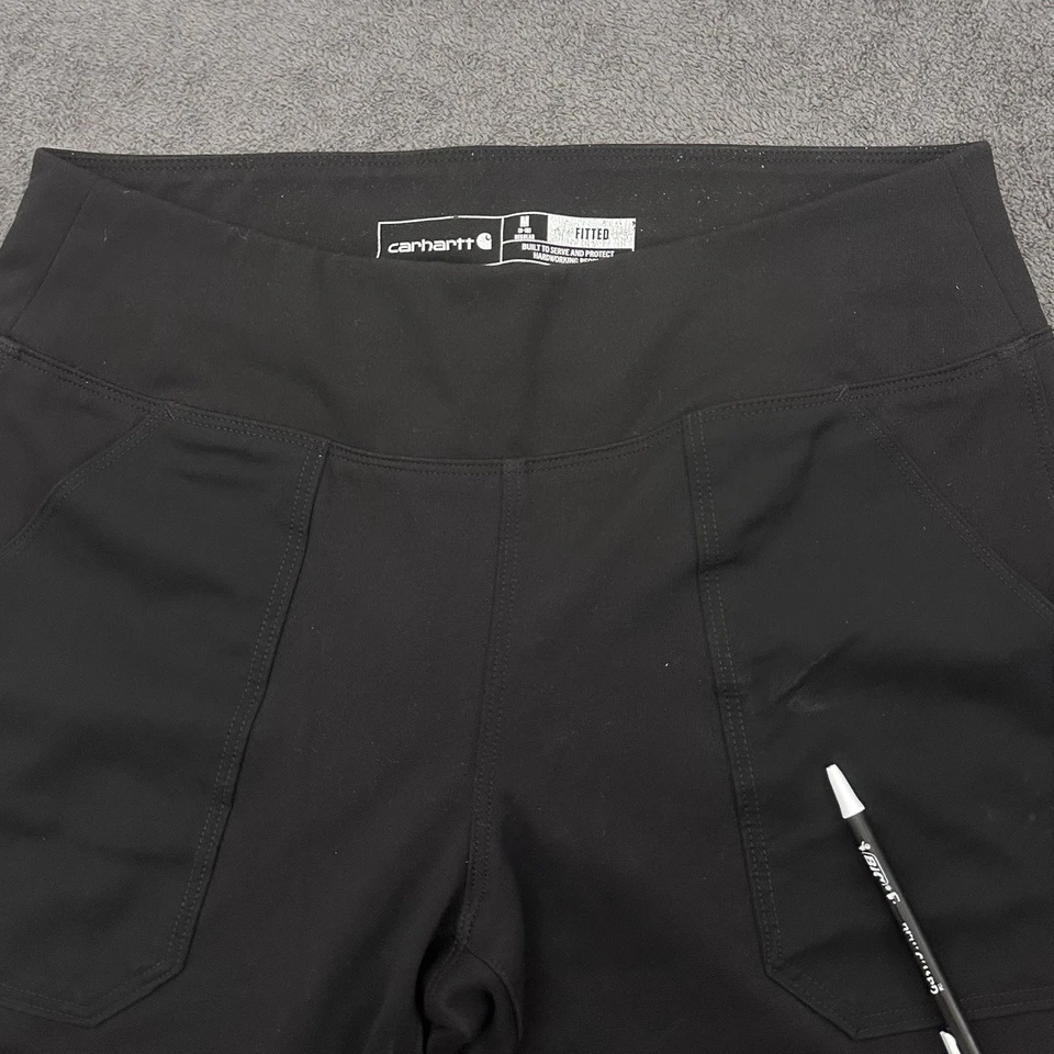 Legging Carhartt Force Fitted peso médio utilitária tamanho MÉDIO preta - Imagem 3 de 4