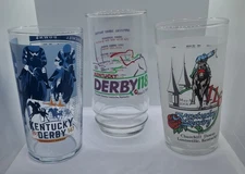 3 Different Kentucky Derby Mint Julep Glasses #116-1992, #118-1994, & #147-2021
