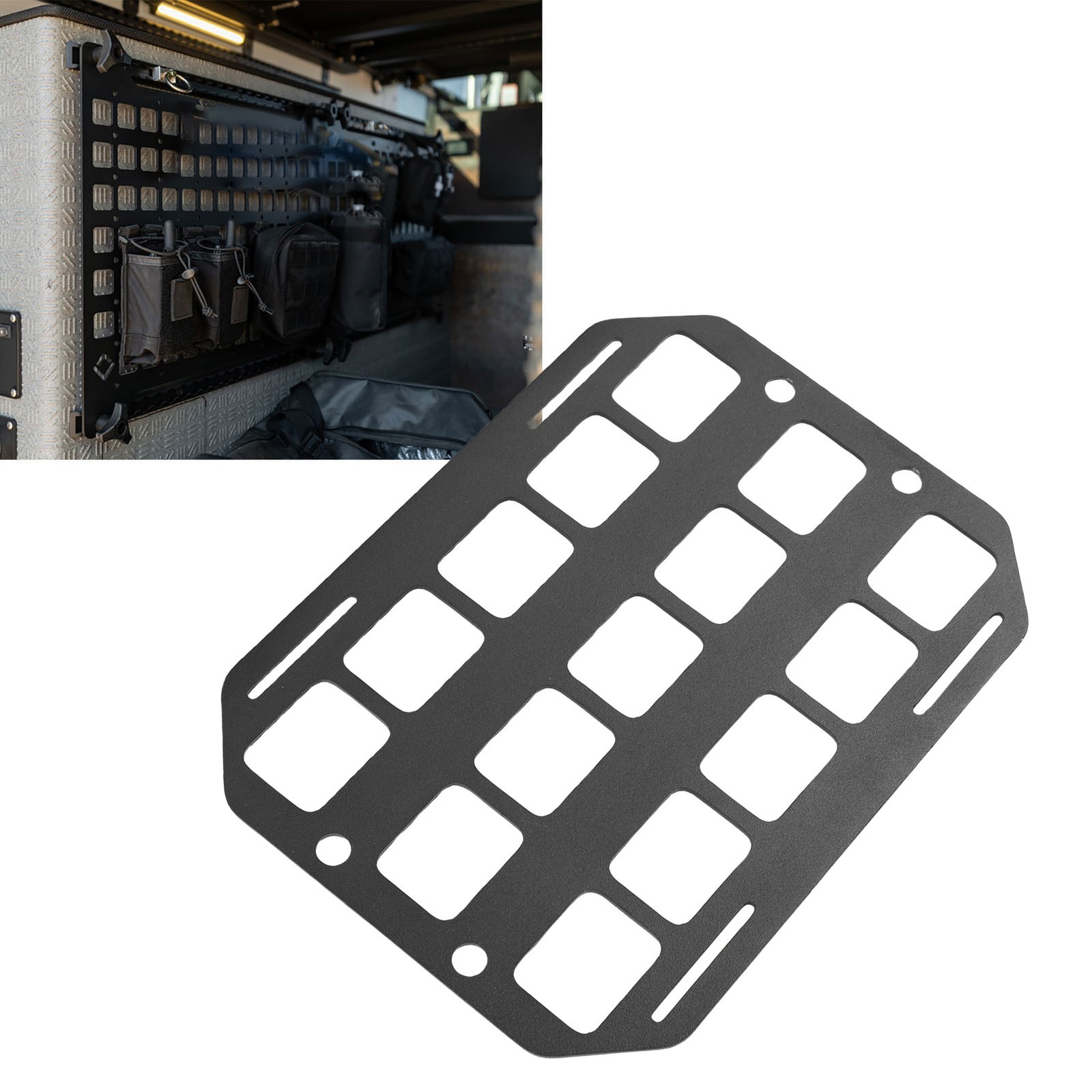 High Hardness Truck Bed Molle Panel For Storage Organization