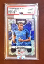 PSA 10 GEM 2018 PANINI PRIZM KYLIAN MBAPPE MOJO ROOKIE RC PRIZM REFRACTOR #80