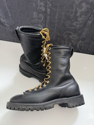 Toe Whites Fire Boots White's Hathorn Explorer Black Leather Boots