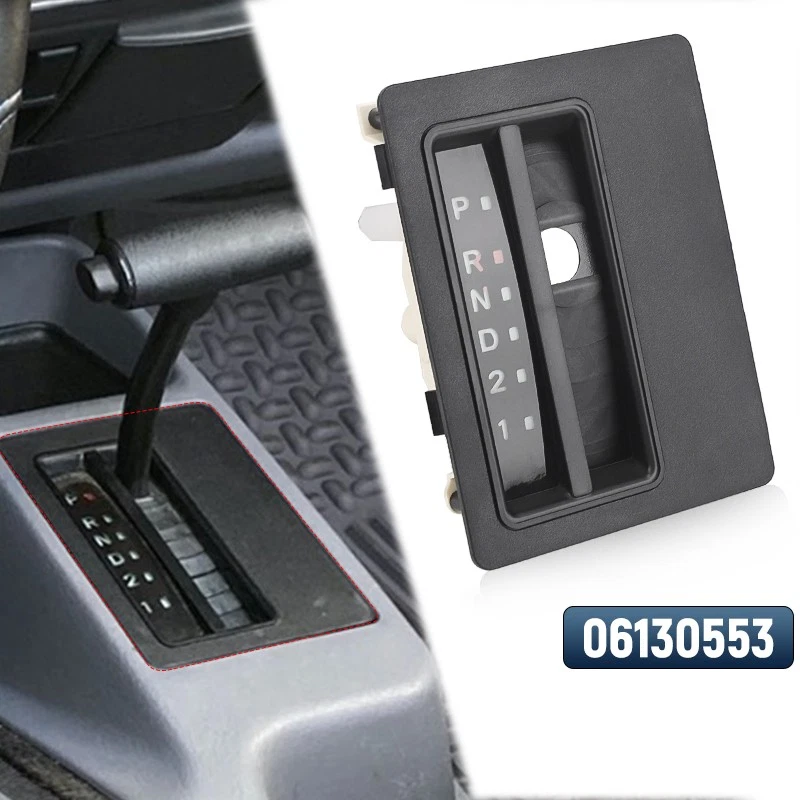 Nuevo indicador de cambio de piso bisel moldura consola automática para Jeep Wrangler TJ 1997-2006 Foto 2 de 4