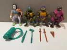 1988 TEENAGE MUTANT NINJA TURTLES LOT LEONARDO CASEY JONES SPLINTER DONATELLO