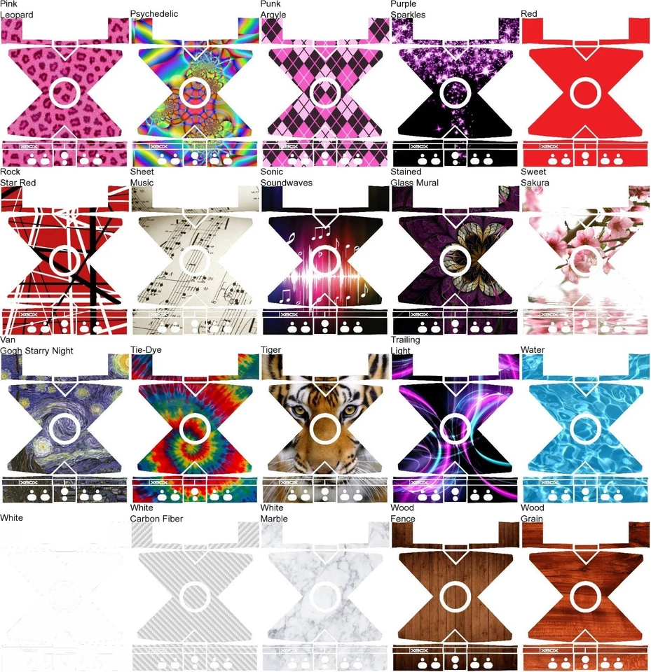 Cualquier 1 calcomanía de vinilo/diseño de piel para consola Xbox original - ¡Envío gratuito a EE. UU.! Foto 4 de 4