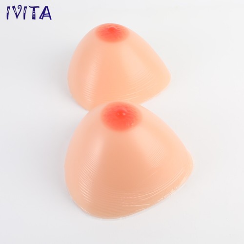 Triangle Silicone Breast Forms A-FF Cup Transgender Crossdresser Boobs Enhancers - Picture 50 of 54