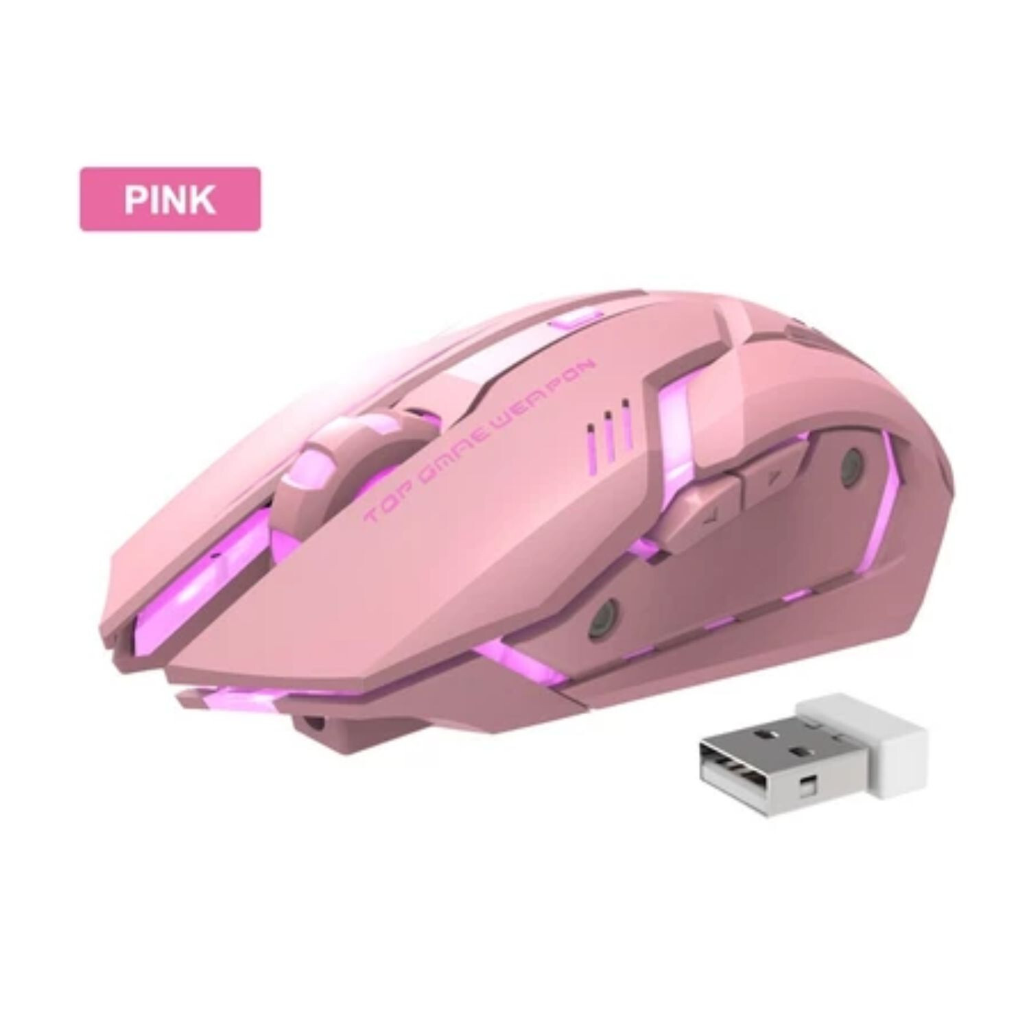 Wireless Bluetooth 2.4G Gaming Mouse Wired Optical Cute PC Mouse-image