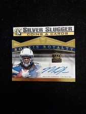 2015 Melvin Gordon Panini Crown Royale Rookie Royalty Auto Die Cut Gold /75 RC