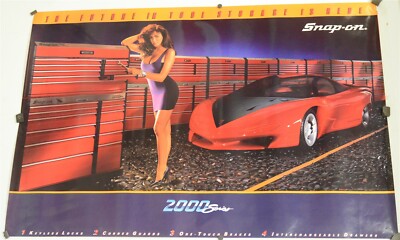 Snap-on Tools Advertising Poster 1989 SSX1369 Series 2000 Box