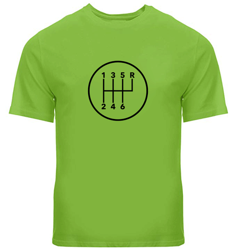 Manual Transmission Pattern 6 Speed Stick Shift Gears Cars T-Shirt Gear Shifter - Picture 27 of 34