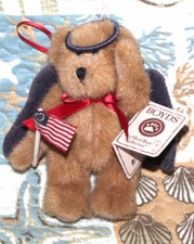 New Boyds Bear 4th of July Freedom Plush Americana Patriotic Flag w/ Tags YS1- 