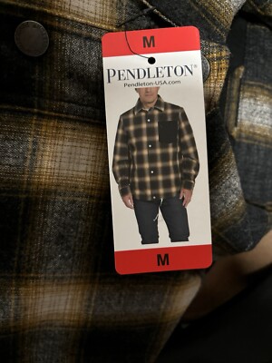 Pendleton Men s Two-Layer Wool Blend Shirt Jacket M