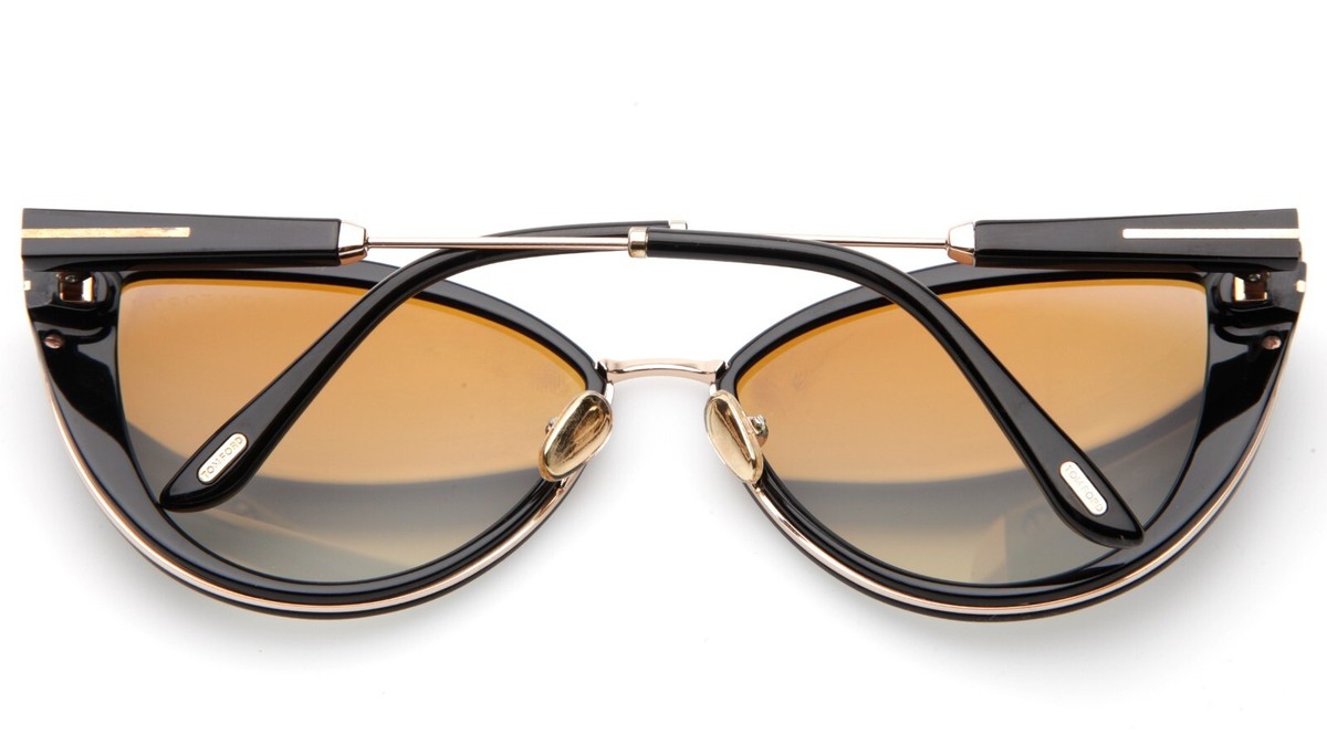 【送料,関税込】 TOM FORD サングラス Anjelica-02 TF868 New TOM FORD Anjelica-02 TF868 01C Black Sunglasses 57-16