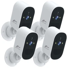 4PK Wireless Battery Camera 1080P Outdoor WiFi Security Camera System Smart Home