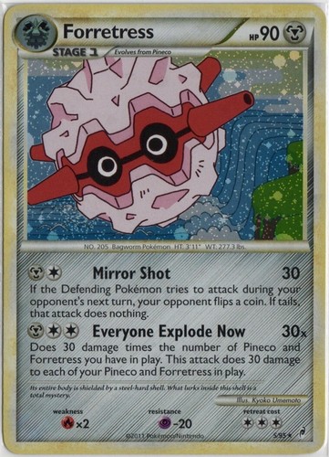 LP+ Forretress | Holo Rare | 2011 Pokemon TCG HGSS Call of Legends 5/95