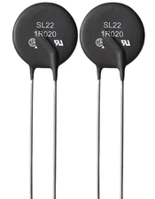 SL22 1R020 (Pack of 2) NTC THERMISTOR,ICL 1 OHM 20% 20A 22MM, (Also SG100, SG301