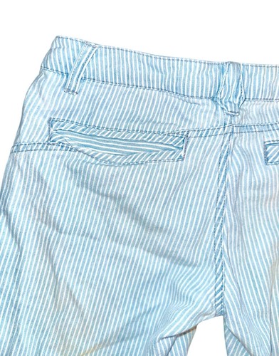 Volcom Women’s White and Blue Stripes Shorts Size 3 US - Picture 7 of 12