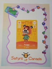Pudge #064 Animal Crossing Amiibo Card Aut...