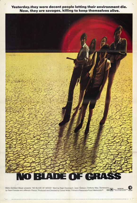 NO BLADE OF GRASS Movie POSTER 27x40 B Nigel Davenport Jean Wallace