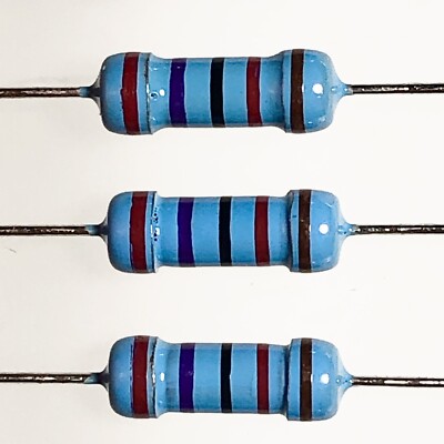 [10x] Metal Film Resistor 27kΩ 1/2W 1% Axial