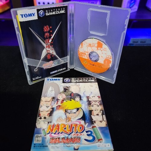 Naruto: Gekitou Ninja Taisen 3 Nintendo GameCube, 2004 Japanese Version CIB