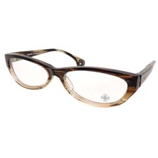 Chrome Hearts Eyewear Edith BS Flare Eyeglasses Brown BRS Frame Rare Used Japan