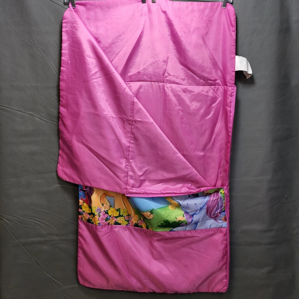 My Little Pony Rainbow Gardens Sleepover Pink Colorful Sleeping Bag Tent Bed - Image 4 of 4