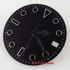 28.5mm Black Watch Dial for eta 2824 2836 821...