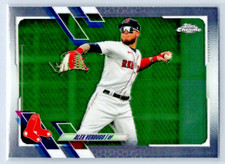 2021 Topps Chrome Baseball - Alex Verdugo - Boston Red Sox - Base - #168