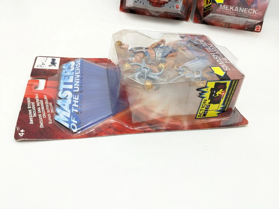 Lot Of 3 Mattel MOTU Samurai Man At Arms Smash Blade He Man & Mekaneck - Image 4 of 4