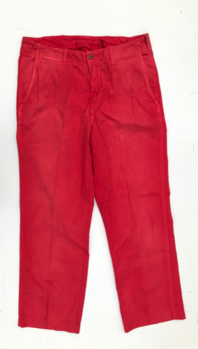 Polo Ralph Lauren Chino Bright Red Pants Size W32 L30 - Picture 1 of 10