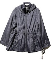 Details Packable Parka Women's Xxlarge Black Chevron Jacket Lightweight Raincoat