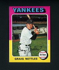 Graig Nettles 1975 Topps - NY Yankees #160 NM-MT