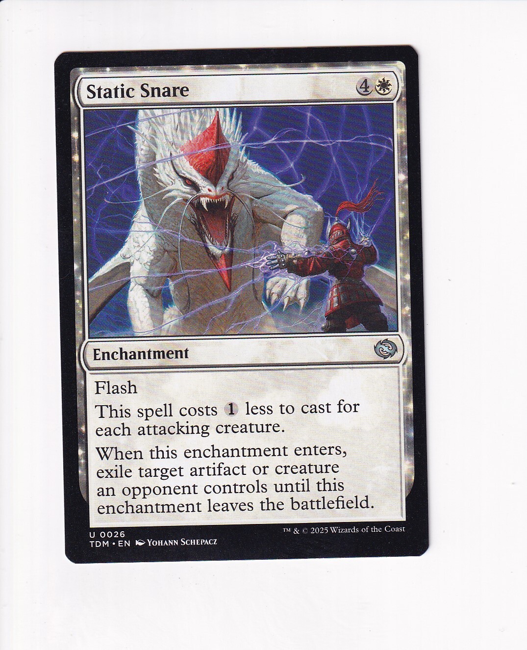 Magic The Gathering Mtg Tarkir Dragonstorm Static Snare